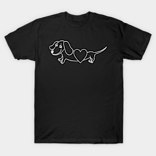 I've got friends in low places lovers dog friends T-Shirt